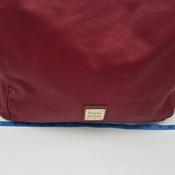 Dooney & Bourke Kristen Red Leather Tote Bag - Picture 13 of 16